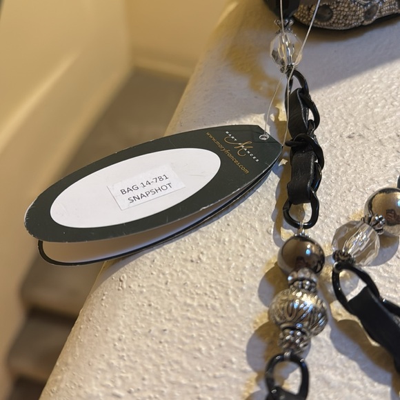 Mary Frances “Snapshot” purse with semi-precious stones. NWT, never used. - Picture 4 of 6